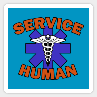 Service Human Do Not Pet Sticker